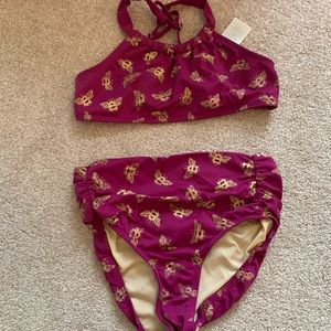 Lands End girls bikini Size 12